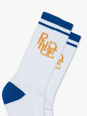 RHUDE SCRIBBLE LOGO SOCK