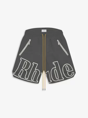 RH Rhude LOGO SHORTS GREY