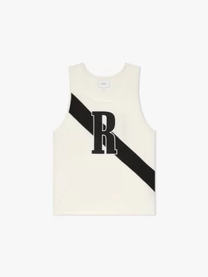 RHUDE 02 STRIPE TANK TOP