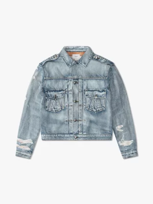 RHUDE -DENIM- TRUCKER- JACKET