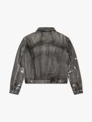 RHUDE -DENIM -TRUCKER -JACKET- Black