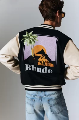 RHUDE- GP- VARSITY- JACKET