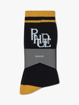 RHUDE SCRAMBLE LOGO SOCK