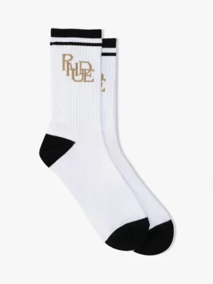 RHUDE SCRIBBLE LOGO SOCKS