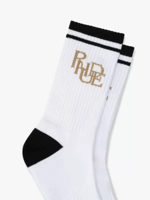 RHUDE SCRIBBLE LOGO SOCK