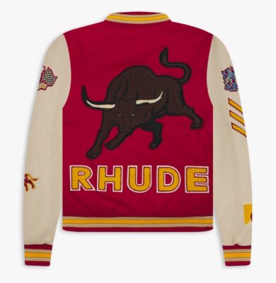 Rhude- BULL -MARKET -VARSITY -JACKET