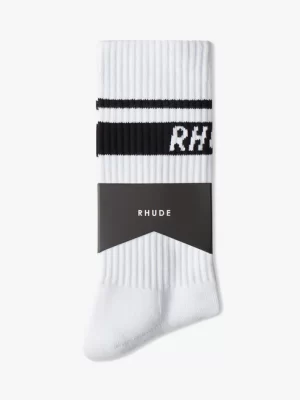 TWO STRIPE LOGO SOCKS