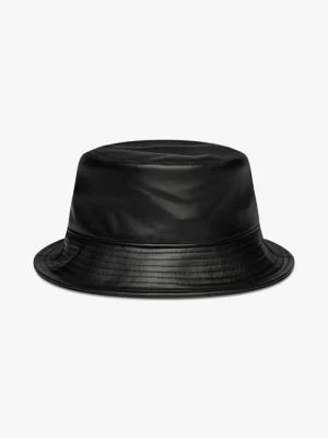 Rhude LOGO LEATHER BUCKET HAT